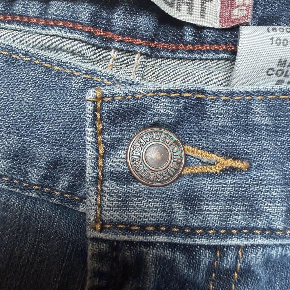 Levis 559 Jeans Men 36x34 Blue Relaxed Straight Leg Baggy Denim Casual Y2K‎ - Picture 8 of 15
